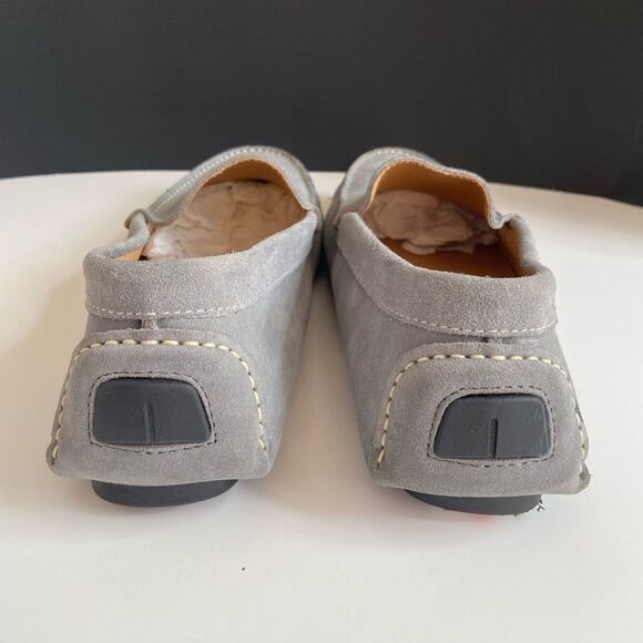 Carro Positano NWOT Gray Suede Men's Loafers Made in Italy 43 US 10 - Picture 5 of 8